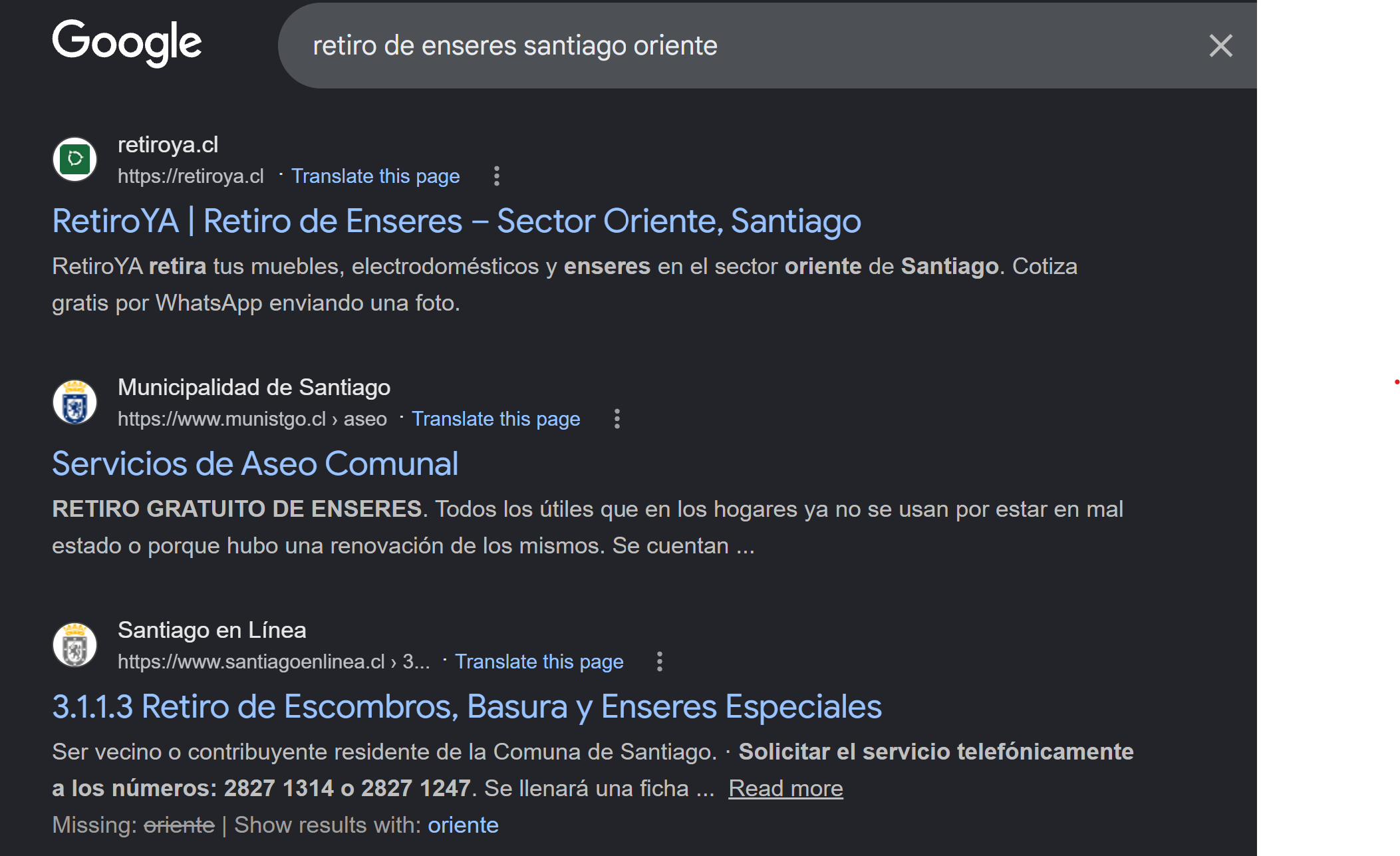 Primera posición en resultados orgánicos de Google